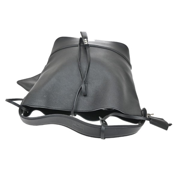 Louis Vuitton NN14 Cuir Nuance Bucket Bag Leather Black Leather
